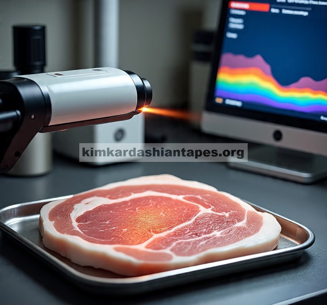 Variasi Spasial Suhu Masak pada Daging Babi yang Diukur dengan Spektroskopi Raman Spontan