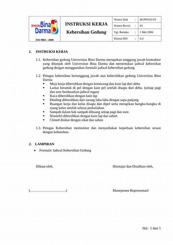 Instruksi Kerja Analisis