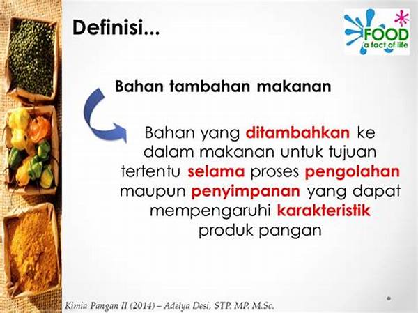 Bahan Tambahan Makanan