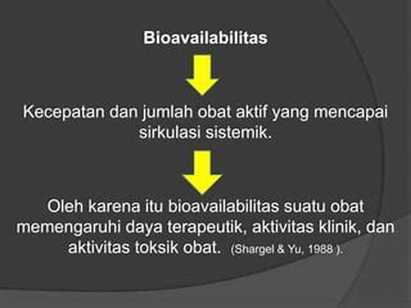 Bioavailabilitas