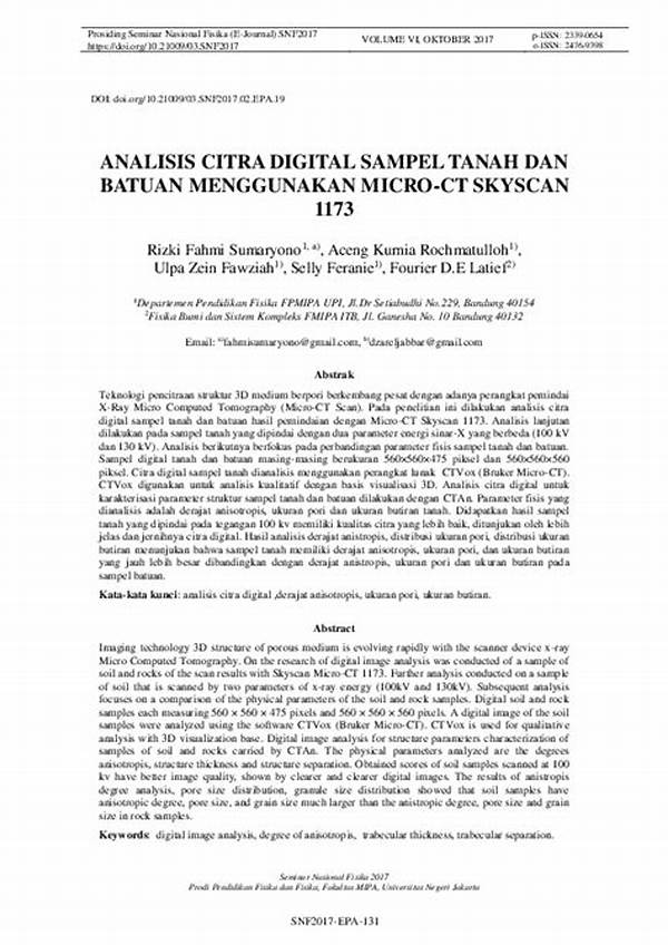Analisis Sampel Tanah Digital